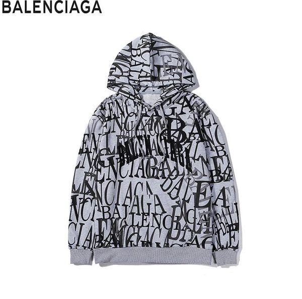 

europe paris new style hoodie hip hop men and women hoodie sweatshirt fashion long sleeves luxury sweatshirt, Black