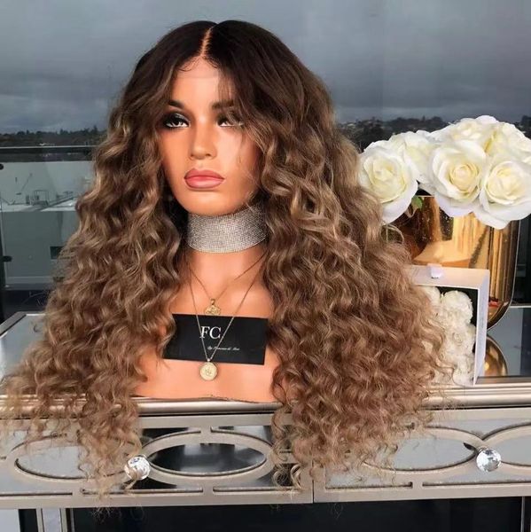 Synthetic Kinky Curly Heat Resistant 26 Extra Long Mix Blonde