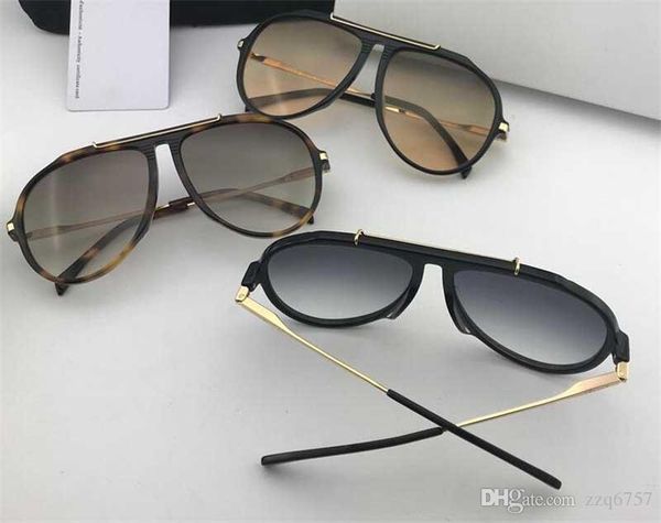 Nuovi occhiali da sole dal design popolare 40025 combinazione piastra pilota con montatura in metallo occhiali da sole di protezione UV 400 di alta qualità in stile popolare