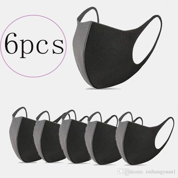 

washable earloop facial mask cycling anti dust warmer mouth face mask respirator fashion black mask