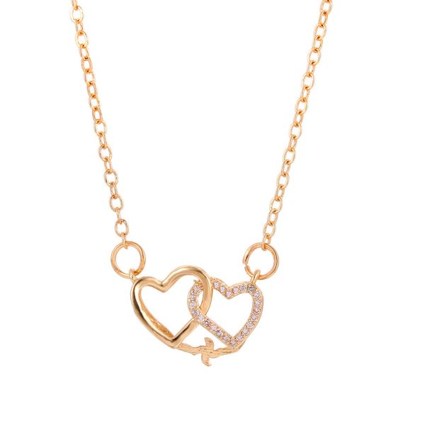 

pendant fine necklace clear crystal rhinestone necklaces women girls long chain necklace women gift gold chain, Golden;silver