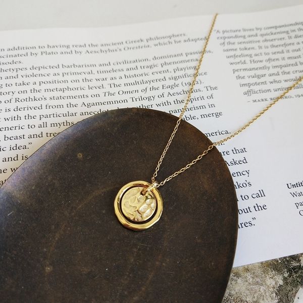 

louleur 925 sterling silver eternal love gold pendant necklace seas run dry rocks crumble creative neckalce for women jewelry j190706