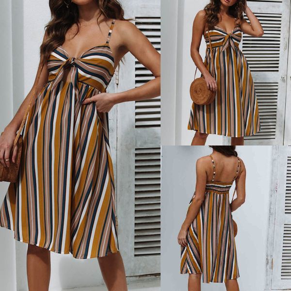 

summer boho beach dress women's printing off-shoulder sleeveless striped bandage high waist mini dress princess ropa mujer, Black;gray