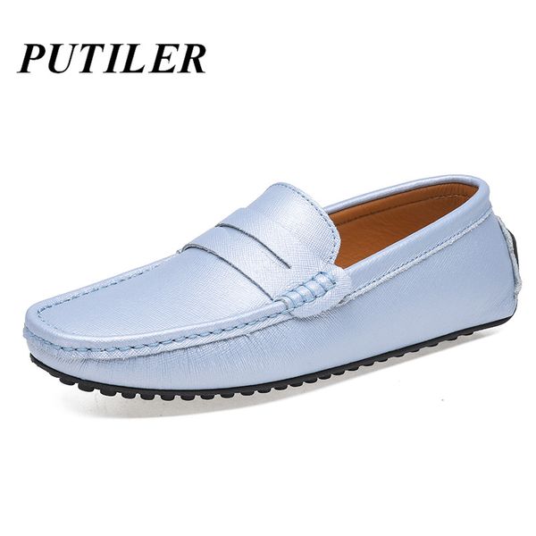 

italian fshion loafers men genuine leather mens driving shoes casual driving shoes slipon moccasins men size 38-49, Black