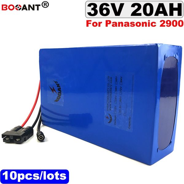 Per la migliore batteria Panasonic 18650 10 pezzi 36v 20ah batteria per bicicletta elettrica per batteria al litio Bafang 800w motore 36v E-bike