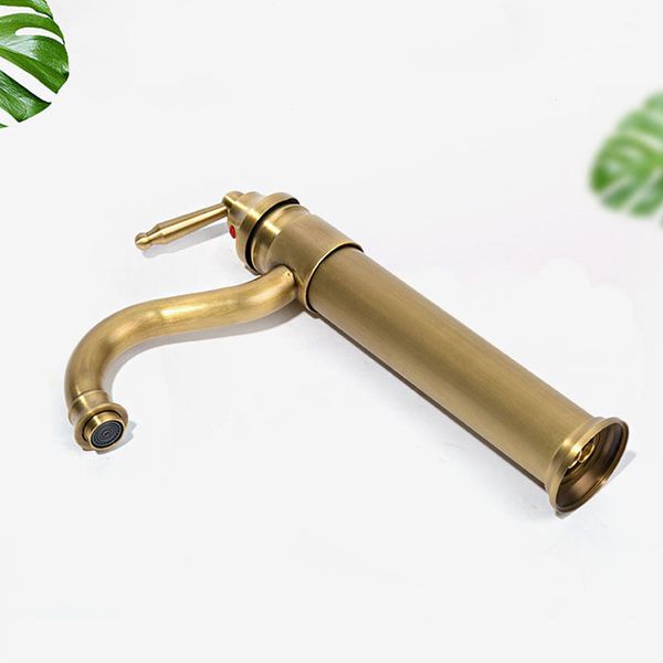 

bathroom basin bath antique bronze faucet taps tall vessel sink faucets mixer cold water tap european style