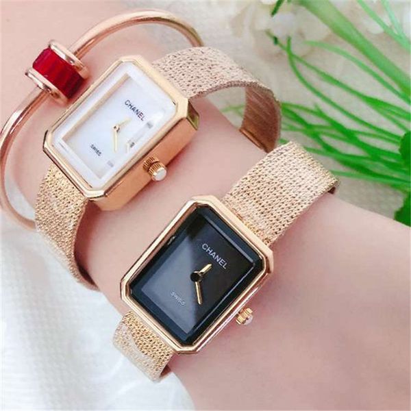 

lady watch 2020 golden diamond watch lady famous selling factory wholesale low price square dial simple fashion watch gift for girls, Slivery;brown