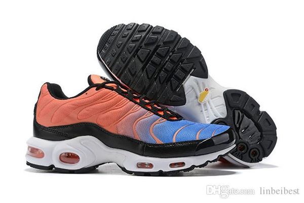 

mens mercurial tns plus se nic qs running shoes scarpe tns blue gray black white chaussures men tns requin sneakers size 40-45