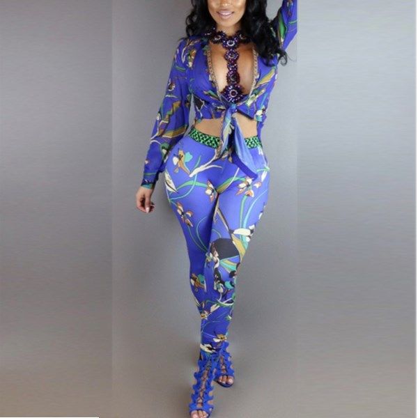 

2 piece set women cardigan blouse +pants 2017 fashion ladies floral long sleeve jumpsuits rompers casual party playsuit, Black;white