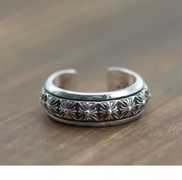 

fashion vintage rings bague for mens and women trend personality punk style lovers gift cross style hip hop jewelry hb520, Golden;silver