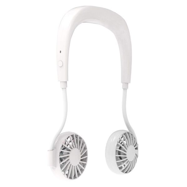 

2019 Hands-free Шейный Ремешок Висит Usb Аккумуляторная Двойной Вентилятор Мини-Воздухоо