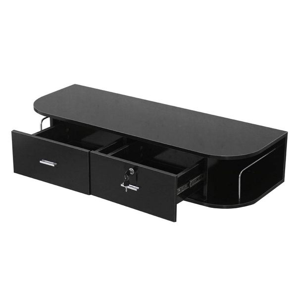 

парикмахерская настенный запирание styling hair station appliance holder salon spa оборудование black