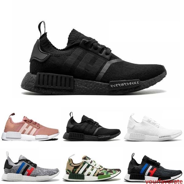 

nmd xr1 pk running shoes primeknit og japan triple black white pink blue men women sports athletic trainers designer sneakers size 36-45