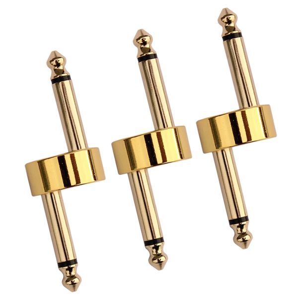 

1/4 inch jack z-type connector adaptor coupler for guitar effect pedal pack of 3