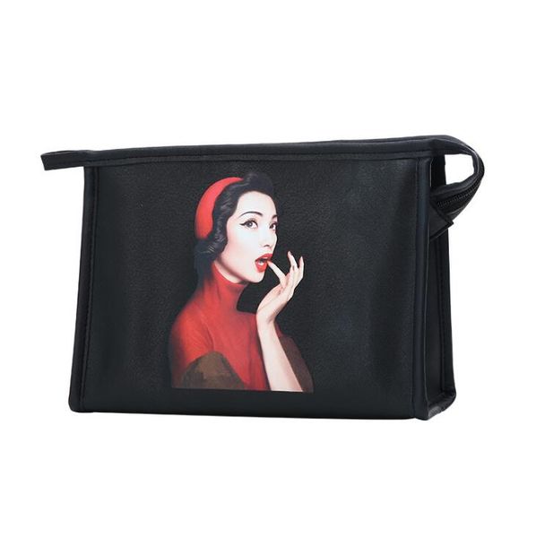 

women wash bag handbags large capacity waterproof pattern cosmetic bag ladies portable travel storage bags