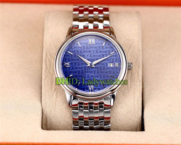 

luxury watch 424.10.40.20.03.003 luxury watch 39.5mm stainless steel designer bracelet blue dial mechanical automatic mens watches o97, Slivery;brown