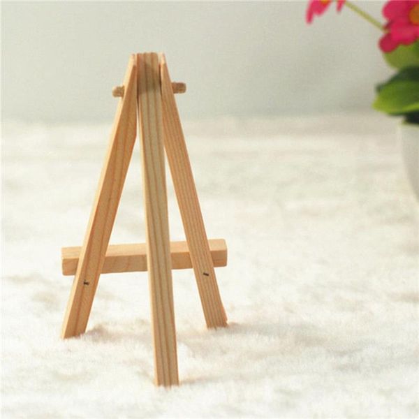 

12pcs мини мольберт свадебный деревянный держатель карты diy исполнитель именная номер место имя карты фото стенд держатель дисплея
