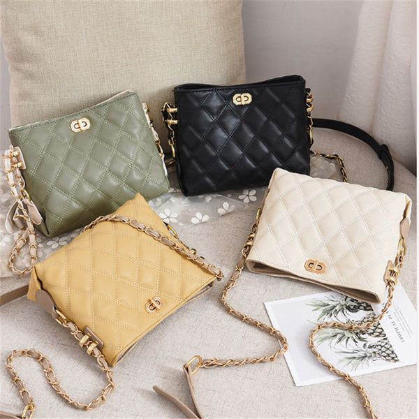 

fashion metal chain crossbody purse bag stylish pu leather small shoulder messager ladies famous-brand for luxury vantege female