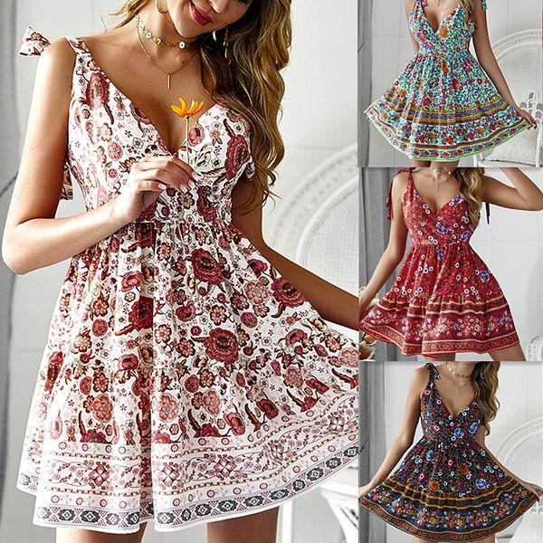 

лук женская лето boho мини-платье вечерняя вечеринка пляжные платья сарафан цветочные платья беременные повседневная vestidos de maternidad, White