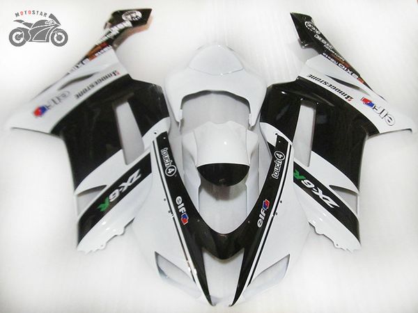 Set carenatura moto di alta qualità per kawasaki ninja zx6r 2007 2008 zx6r 07 08 zx 6r set completo parti carenature aftermarket