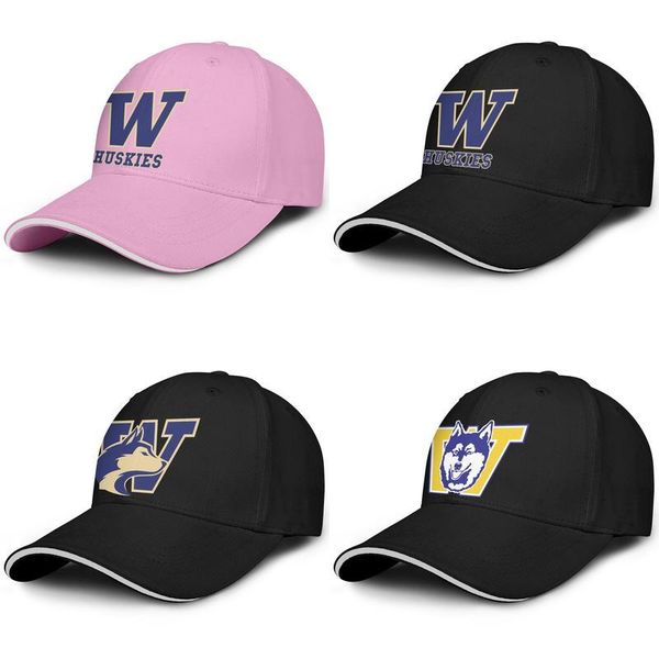 

washington huskies football logo black for men and women baseball cap cool designer custom design your own vintage personalized unique, Blue;gray
