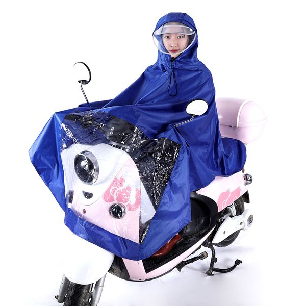 

vehemo oxford motorcycle raincoat rainwear rain-proof universal cycling cape poncho windproof rain wind car accessories