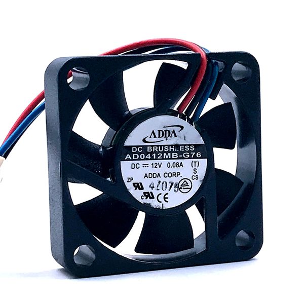 

adda ad0412mb-g76 4010 40mm dc 12v 0.08a ultra silent fan double ball bearing cooling fan