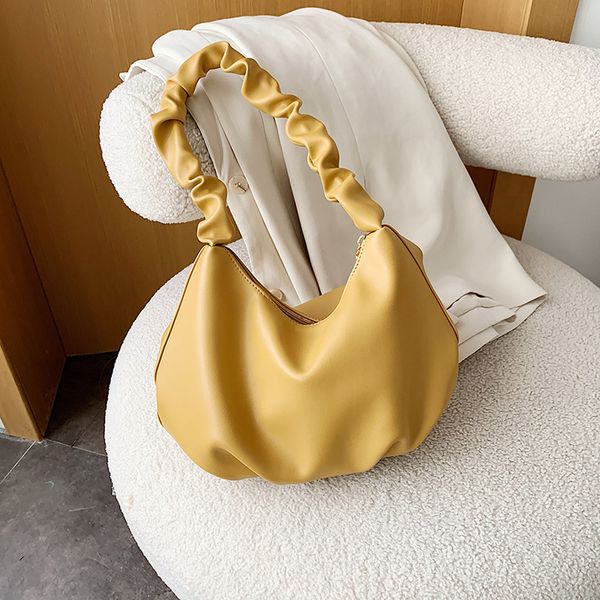 

2020 new korean version of women's fashion cute clutch bag casual armpit bag lady