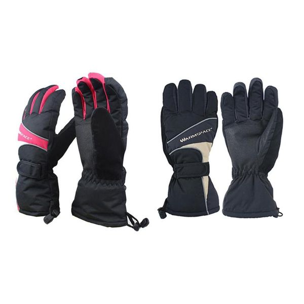 

outdoor warmers glove electric rechargeable 6 hours high insulation 55 degree heating winter waterproof thermal heated gloves
