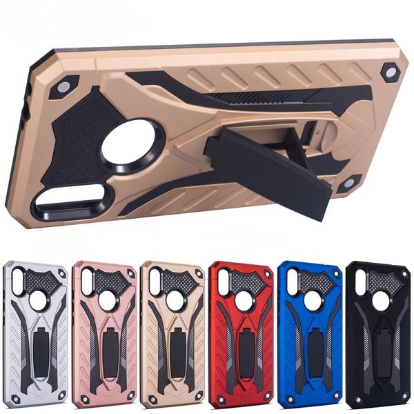 Híbrido kickstand armadura case para xiaomi redmi note 7 nota 6 redmi 7a 7 6 6a a2 lite 5 5 plus 4 5a