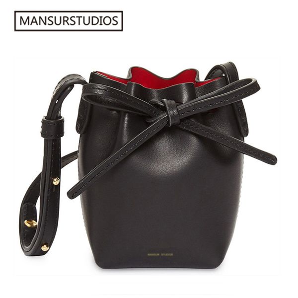 

Новейшая мини-сумка Mansurstudios с кожаной мини-сумкой через плечо Mansur, кожаная сумка-к