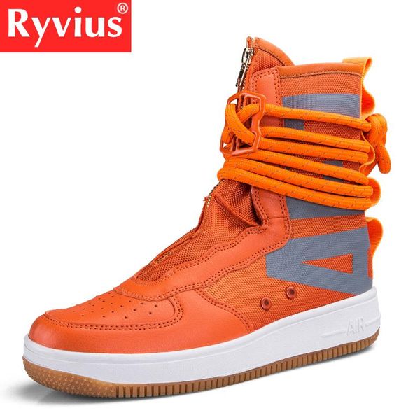 

ryvius new couple outdoor sports shoes men and women breathable high to help surround shoes jogging sports large size
