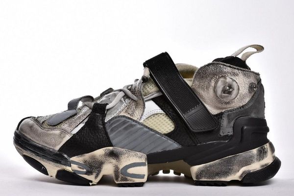 

2019 new originals x vetements 17 jointly genetically modified pump sneakers men womens casual inflation casual shoes size 39-45, Black