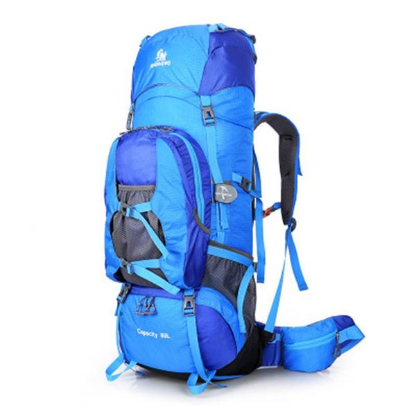 

large outdoor camping backpack hiking climbing nylon bag superlight sport travel package brand knapsack rucksack shoulder bags