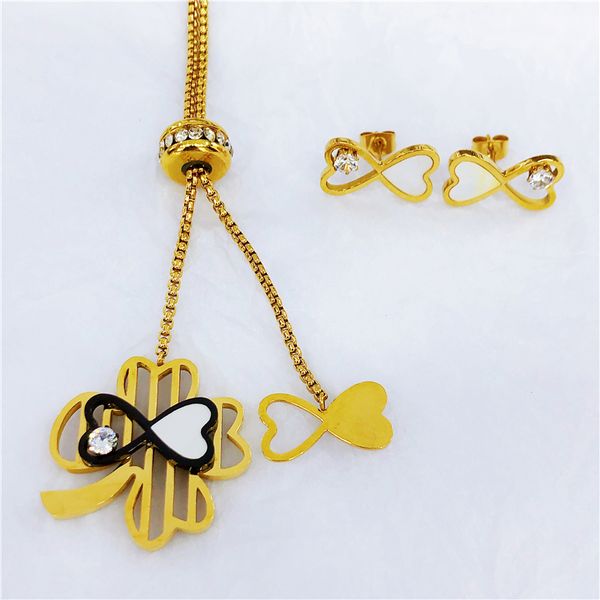 

selling stainless steel jewelry set earring necklace pendants wedding birthday party gift accessories, Silver