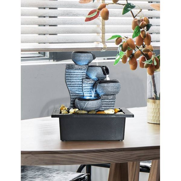 

garden decorations 10inch relaxation fountain with illuminated led lights tablewater fountain