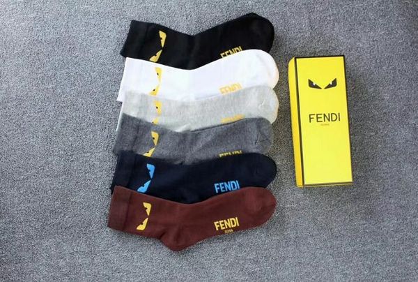 

Мужчины Спортивные носки Спорт XXXXL FENDI Баскетбол Длинные носки хлопка Мужской Весна Бег Прохладный Soild Mesh носки для всех бесплатной доставкой