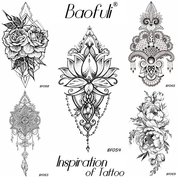 Tatouage Temporaire Fleurs