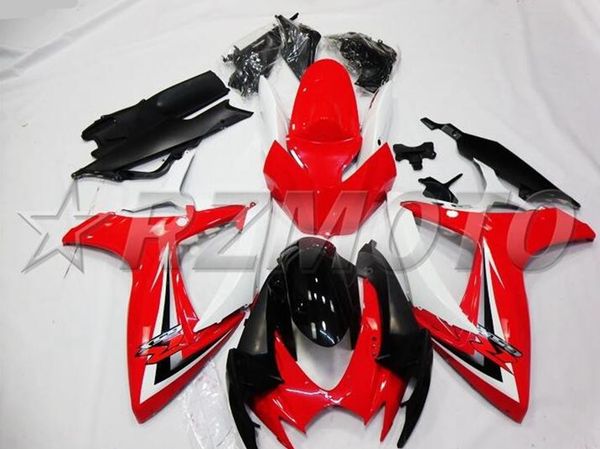 

4 gifts new abs motorcycle full fairings set fit for suzuki gsx-r600 gsx-r750 600 750 k6 gsxr 2006 2007 06 07 custom red