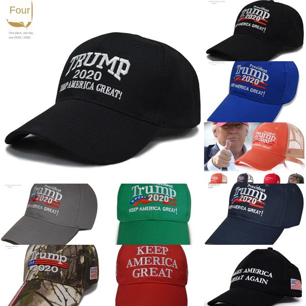 

fu7s0 trump snapback baseball cap trump 2020 hatflag embroidered outdoor cotton adjustable hat sunshade camouflage party favor, Blue;gray