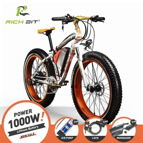 

fat tire electric mountain bike 48v 17ah 1000w 21 speed electric snow bicycle, Silver;blue
