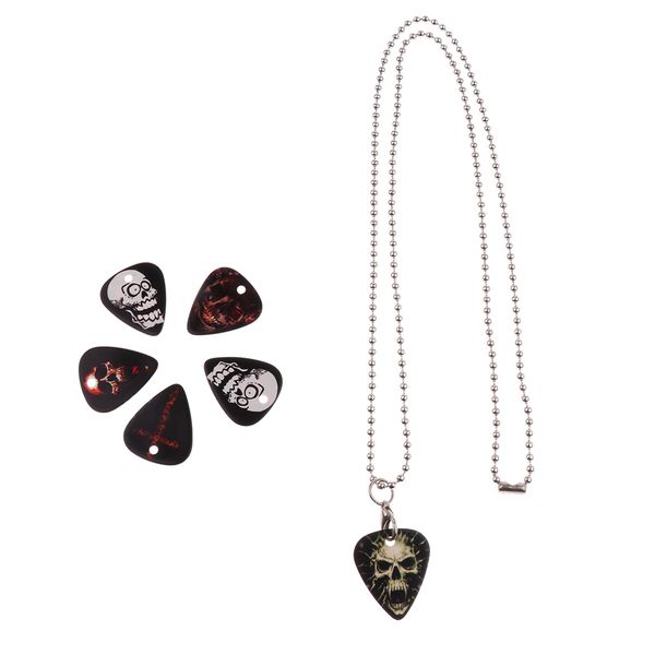 

guitar pick necklace pendant with 39.5mm ball chain for music lover gift