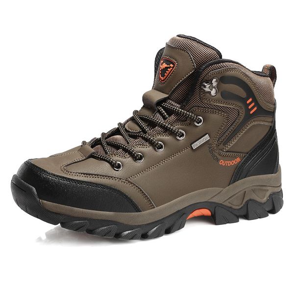 

winter fashion mens casual shoes lace-up breathable shoes sneakers mens trainers high-outdoor hiking size 47 8020, Black