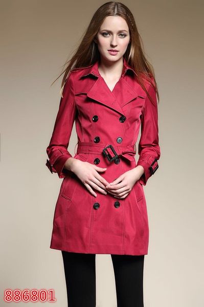 

women's trench coats long classic windbreaker waterproof british new high-end english style autumn winter gabadian solid color casual c, Tan;black