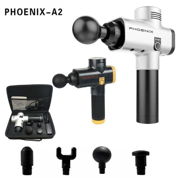 

24v vibrating deep tissue therapy muscle massage gun with 4 massage heads 3 levels speed pain relief relaxation