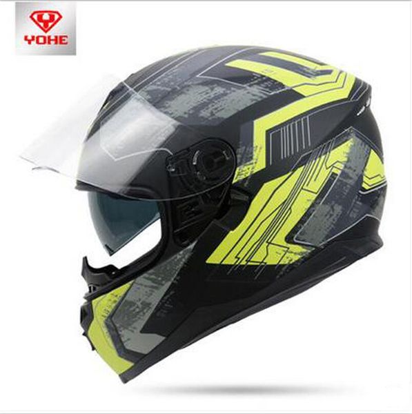 

yohe full face double lens motorcycle helmets winter keep warm motorbike helmet electrice safety helmets yh-967