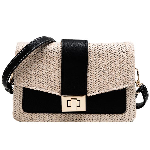 

mini summer women shoulder bag hand made exquisiteness straw bags woven flap sweet pastoral rattan girls tote bag