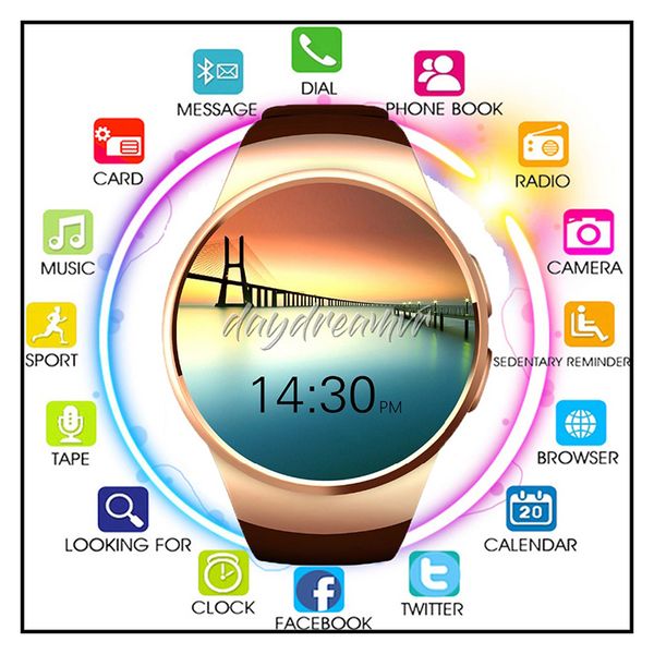 

KW18 Smart Watch Smartwatch для iPhone 11 с passometer Bluetooth водонепроницаемые часы монитор сердечного