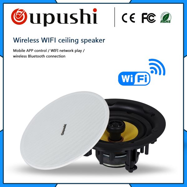 2019 Oupushi Wifi Ceiling Speaker 20 60w High Quality Built In Speakers Home Background Speakers Use For Different Public System From Hello01 45 17