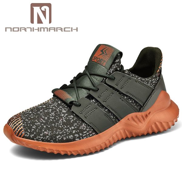 

northmarch mens fashion casual shoes trend air mesh breathable shoes for men comfortable sneakers man sapatenis masculino, Black